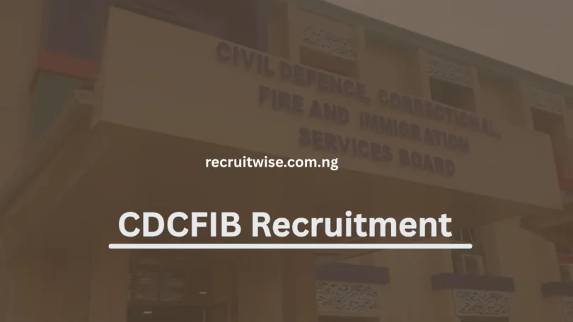 CDCFIB Recruitment
