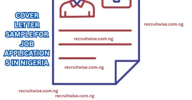 Cover Letter Sample for Job Applications in Nigeria