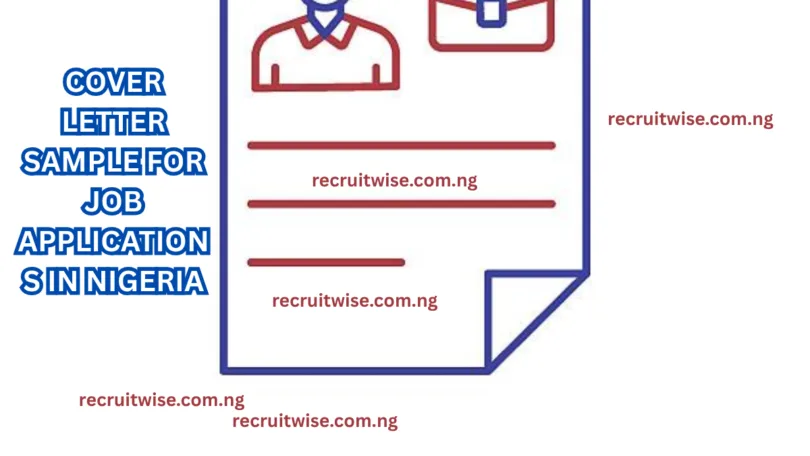 Cover Letter Sample for Job Applications in Nigeria