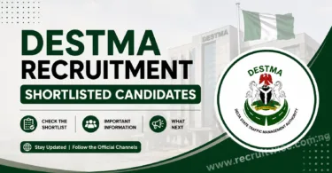 DESTMA Recruitment