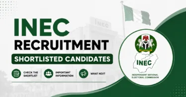 INEC Recruitment Shortlisted Candidates