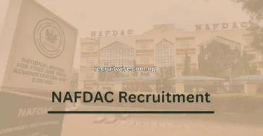 NAFDAC Recruitment