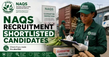 NAQS Recruitment Shortlisted Candidates