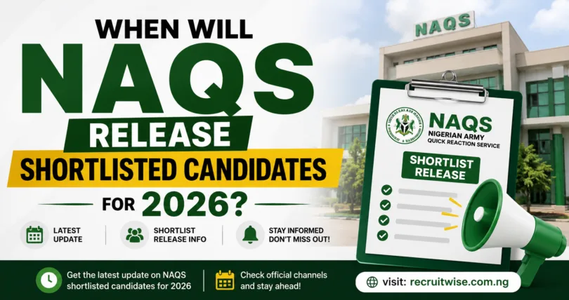 When Will NAQS Release Shortlisted Candidates