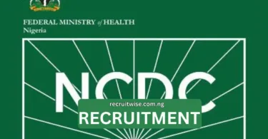 NCDC Recruitment