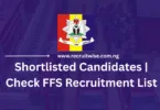 Federal Fire Service Shortlisted Candidates